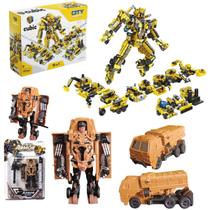 Kit Combo Construção 12 em 1 573 pçs E Robô Armor Articulado