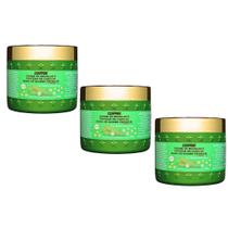 Kit Combo Creme de Modelar e Pentear Baba de Quiabo Premium Coiffer 350g