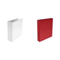 Kit Combo de Archivadores Casafoyer Polipropileno 7.5 cm Blanco y 3.8 cm Rojo Kit Combo de Archivadores Casafoyer Polipropileno 7.5 cm Blanco y 3.8 cm Rojo