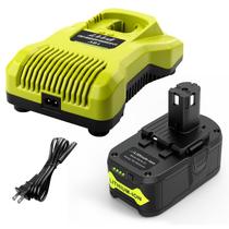 Kit combo de batería y cargador 18V 6.0Ah para herramientas eléctricas Ryobi
