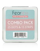 Kit Combo de Fitas Adesivas Fearless Tape com Tiras e Pontos Kit Combo de Fitas Adesivas Fearless Tape com Tiras e Pontos