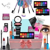 Kit Combo De Maquiagem Para Presente Com Caixa Maquiagem Top - Bazar na Web