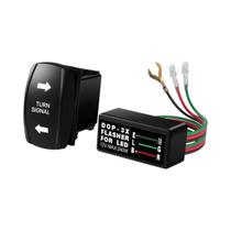 Kit Combo De Relé Pisca-Pisca Com Interruptor Gangorra De 4 Pinos Para ATV, UTV, RV, Barco, Caminhão Kit Combo De Relé Pisca-Pisca Com Interruptor Gangorra De 4 Pinos Para ATV, UTV, RV, Barco, Caminhão
