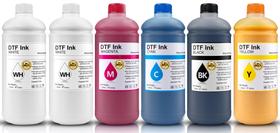 Kit Combo de Tinta SAIBOYA DTF 1000 ml (2 Brancas + Preto + CMYK) Kit Combo de Tinta SAIBOYA DTF 1000 ml (2 Brancas + Preto + CMYK)