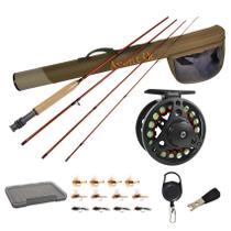 Kit Combo de Vara e Carretilha para Pesca com Mosca EUPHENG 9'0" LW5/6 Kit Combo de Vara e Carretilha para Pesca com Mosca EUPHENG 9'0" LW5/6