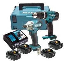 Kit combo dhp453+dtd156+dc18sd+bl1815n