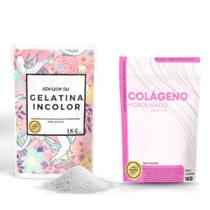 Kit Combo Gelatina 1kg + Colágeno Hidrolisado Puro 1kg