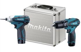 Kit Combo Hp330d Td090d 12v Bivolt Makita Dk1493 Maleta
