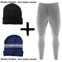 Kit Combo Inverno Ceroula Mash Minhocão Algodão + 2 Toucas Kit Combo Inverno Ceroula Mash Minhocão Algodão + 2 Toucas