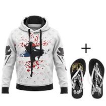 Kit Combo Moletom Muay Thai Artes Marcial + Chinelo Lutador Kit Combo Moletom Muay Thai Artes Marcial + Chinelo Lutador