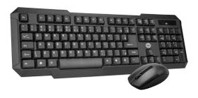 Kit Combo Mouse E Teclado S/fio Teclas Macias 055 Bright