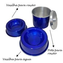 Kit Combo para Pet - Modelo Gato Preto - Aluminio Kit Combo para Pet - Modelo Gato Preto - Aluminio