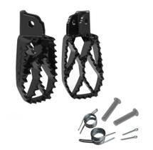 Kit combo pedaleira inox crf230f crf250f crf150f tornado xr200 xre300 lander dt200 falcon