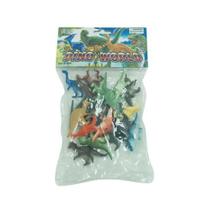 Kit Combo Pequenos Dinossauros 15 Itens Presente Brinquedo