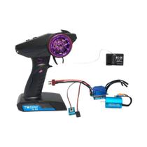 Kit Combo Sem Escovas Motor ESC Receptor Servo RC Para Carros MJX Hyper Go HBX REMO Hobby WLtoy