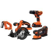 Kit Combo Sem Fio com 4 Ferramentas BLACK+DECKER 20V MAX Kit Combo Sem Fio com 4 Ferramentas BLACK+DECKER 20V MAX
