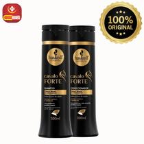 Kit Combo Shampoo 300ml + Condicionador 300ml Haskell Cavalo Forte - Fortificante e Crescimento