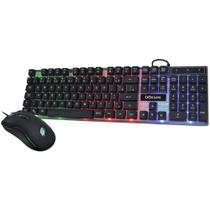 Kit Combo Teclado e Mouse Gamer Horus com Led OEX TM305