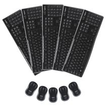 Kit Combo Teclado e Mouse Sem Fio Logitech MK270 Pacote com 5 Kit Combo Teclado e Mouse Sem Fio Logitech MK270 Pacote com 5