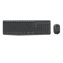 Kit Combo Teclado Mouse Logitech Mk235 Com Ç Abnt2 Sem Fio Wifi Funciona Android Celular Tablet Smartphone
