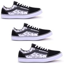 Kit Combo Três Pares de Tênis Casual Skate Escolar Haymax Original com nota fiscal