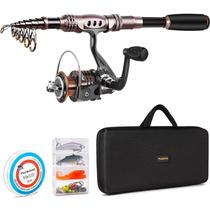Kit Combo Vara e Carretilha de Pesca Telescópica PLUSINNO 210 cm Kit Combo Vara e Carretilha de Pesca Telescópica PLUSINNO 210 cm
