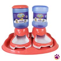 Kit Comedouro Bebedouro Automático Bandeja Galão Cães Gatos