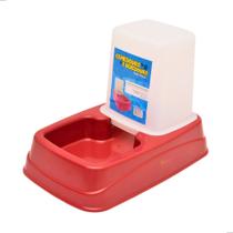 Kit Comedouro/Bebedouro Dupla Função Dispenser Automático 1 Kg Ração/1,5 Litros Água Cães e Gatos Kit Comedouro/Bebedouro Dupla Função Dispenser Automático 1 Kg Ração/1,5 Litros Água Cães e Gatos