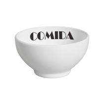 Kit Comedouro Branco/Preto Suporte de Orelha Grande