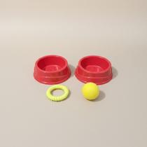 Kit Comedouro E Bebedouro 300 Ml + Bolinha E Ossinho Kit Comedouro E Bebedouro 300 Ml + Bolinha E Ossinho