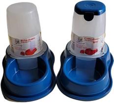 Kit Comedouro e Bebedouro automáticos Burdog 1600 ml - Cães e Gatos