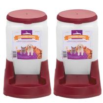 Kit Comedouro e Bebedouro para Cães e Gatos DogCompany 3L - Petshop Kit Comedouro e Bebedouro para Cães e Gatos DogCompany 3L - Petshop