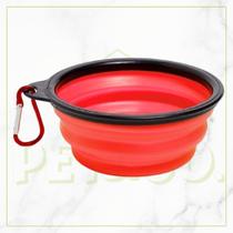 Kit Comedouro e Bebedouro Retrátil e Cata Caca para Passeio de Cachorros e Gatos