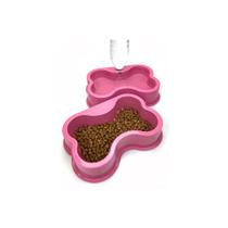 Kit comedouro e bebedouro suporte para garrafa para cachorro Kit comedouro e bebedouro suporte para garrafa para cachorro