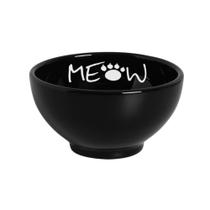 Kit Comedouro Preto/Branco Suporte de Orelhas Grande