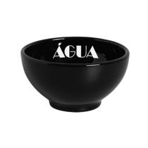 Kit Comedouro Preto/Branco Suporte Grande