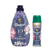 Kit Comfort Odorizante de Roupas Boom Segredos 10 Bridgerton Perfume em Cristais 275g + Amaciante de Roupa Comfort Segredos 10 Bridgerton 1,5L