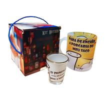 Kit Comida de Boteco Com Caneca Exclusiva + Copo Dose Kit Comida de Boteco Com Caneca Exclusiva + Copo Dose