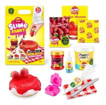 Kit Comida de Slime Mart Bolo de Morango - FUN