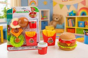 Kit Comida Infantil Pequenos Chefs Brinquedo Cozinha Kit Comida Infantil Pequenos Chefs Brinquedo Cozinha