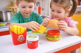 Kit Comida Infantil Pequenos Chefs Brinquedo Cozinha