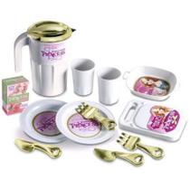 Kit Comidinha Cozinha Infantil Jantarzinho Da Princesa 12Pç Kit Comidinha Cozinha Infantil Jantarzinho Da Princesa 12Pç