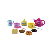 Kit comidinha e cha de brinquedo com 13 pecas etitoys