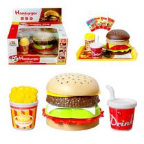 Kit Comidinha Hambúrger Completo com Suco e Batatinha