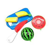 Kit Comidinhas de Brinquedo Cozinha 6 Peças com Frutas e Legumes Crec Crec