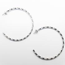 kit como 5 unidadees - arg inox fio 2mm torcido/5,2cm kit como 5 unidadees - arg inox fio 2mm torcido/5,2cm