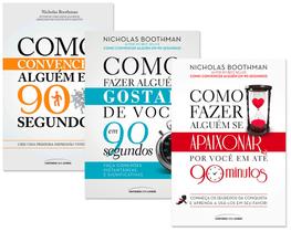 Kit Como Convencer Alguém em 90 Segundos + Como Fazer Alguém Gostar de Você + Como Fazer Alguém Se Apaixonar por Você - Universo dos Livros