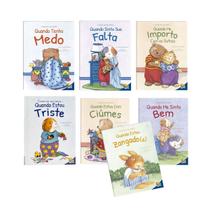 Kit Como Eu Me Sinto Coleção C/ 7 Livros Montessori Treina As Emoções CAPA MOLE