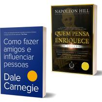 Kit Como Fazer Amigos e Influenciar Pessoas - Dale Carnegie + Quem Pensa Enriquece, O Legado - Napoleon Hill
