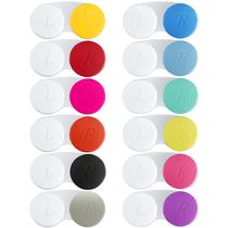 Kit compacto colorido para estojo de lentes de contato QVVQ com 12 peças Kit compacto colorido para estojo de lentes de contato QVVQ com 12 peças